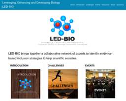 Leveraging, Enhancing and Developing Biology (LED-BIO)