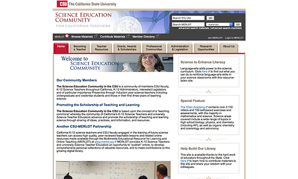 Calif State Univ - Science Education