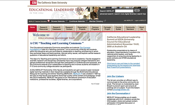 Calif State Univ - Education Leadership
