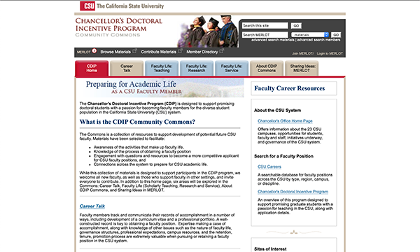 Calif State Univ - Prep for Academic Life/CDIP