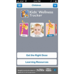 Kids' Wellness Tracker App for iOS icon