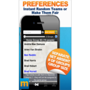 Make my Groups - Flexible Team Generator and Scorer App for iOS