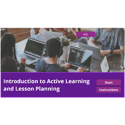Introduction to Active Learning and Lesson Planning icon