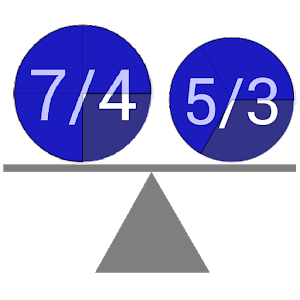Fractions Balance App for Android icon