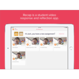 Recap: Video Response and Reflection for Education App for iPad