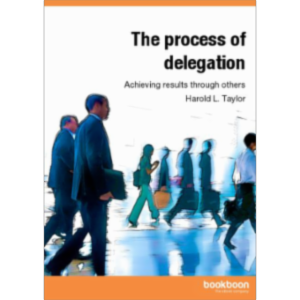 Achieving results through others - The process of delegation icon