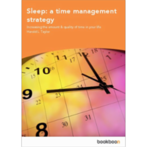 Sleep: a time management strategy Increasing the amount & quality of time in your life icon