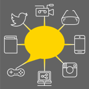 Transmedia Storytelling: Narrative worlds, emerging technologies, and global audiences MOOC icon