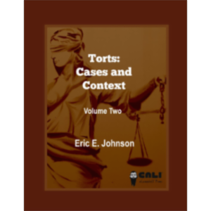 Torts: Cases and Contexts Volume 2 icon