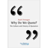 Why Do We Quote? The Culture and History of Quotation icon