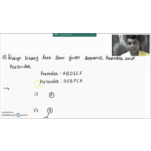 Designing a Binary Tree from given Preorder and Postorder Traversal sequence icon