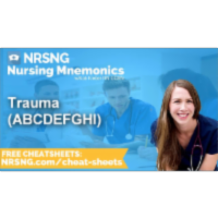 Trauma ABCDEFGHI Nursing Mnemonics, Nursing School Study Tips