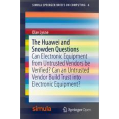 The Huawei and Snowden Questions | SpringerLink icon
