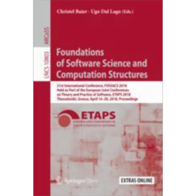 Foundations of Software Science and Computation Structures | SpringerLink icon
