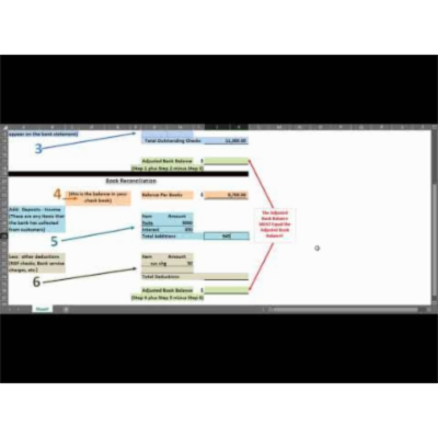 Bank reconciliation walkthrough icon