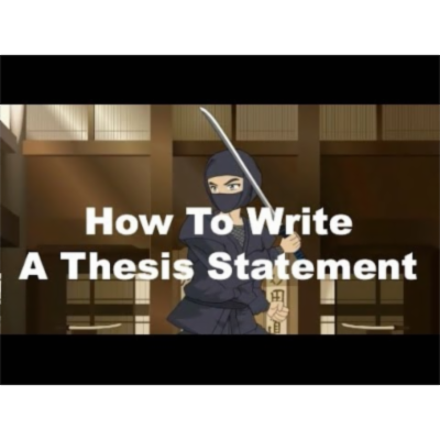 Writing Ninjas: How To Write A Strong Thesis Statement icon