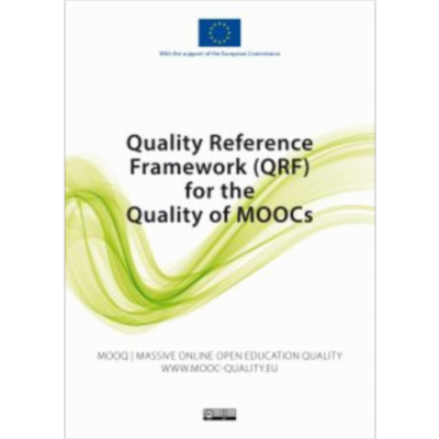 Quality Reference Framework (QRF) for MOOCs