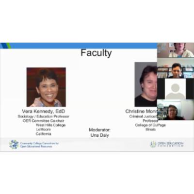 OEW 2019 CCCOER Faculty Dialogues: Sociology icon