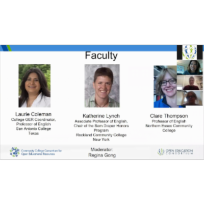 CCCOER Faculty Dialogues : English icon