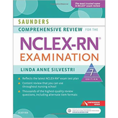 Saunders Comprehensive Review for the NCLEX-RN® Examination (Saunders Comprehensive Review for Nclex-Rn) 7th Edition icon
