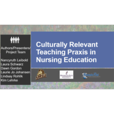 Culturally Relevant Teaching Praxis in Nursing Education icon