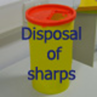Disposal of Sharps icon