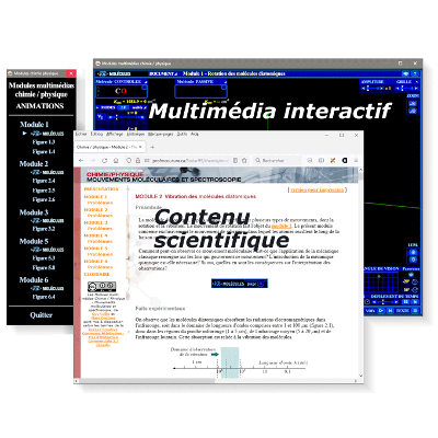 Modules multimédias chimie/physique. Mouvements moléculaires et spectroscopie icon