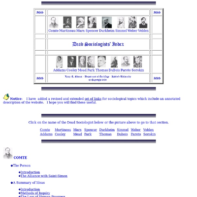 Dead Sociologists' Index