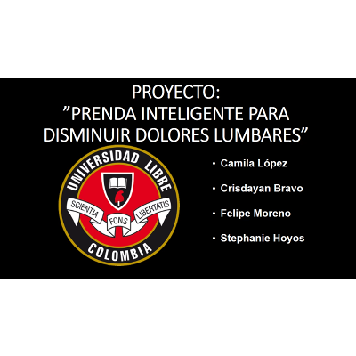 Prenda inteligente para disminuir el dolor lumbar