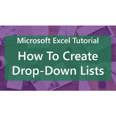 Microsoft Excel Tutorial: How To Create Drop-Down Lists icon