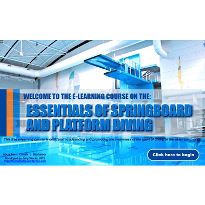 Springboard and platform diving e-learning course icon