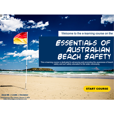 Essentials of Australian Beach Safety free e-learning course icon