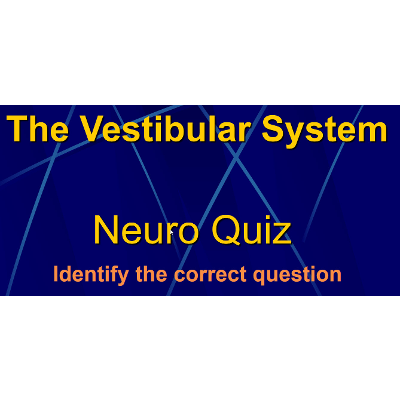 The Vestibular System Quiz Game icon