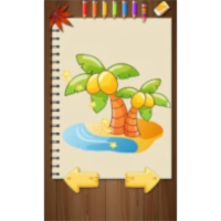 Kids Paintings Coloring Book App for Android icon