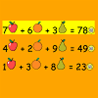 Adding apples oranges and pears icon