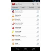Pocket Lab Values App for Android