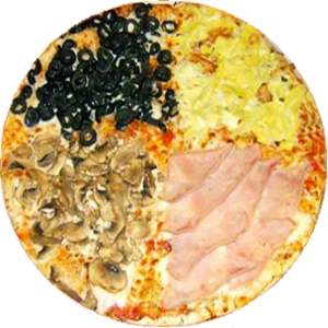 How much pizza to order?  Android app icon