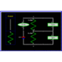 Two Resistor Circuit (Electronics, Physics) icon