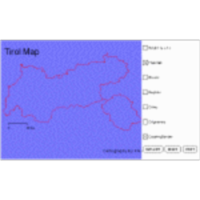 Base Map of Tirol using "ThematicView"