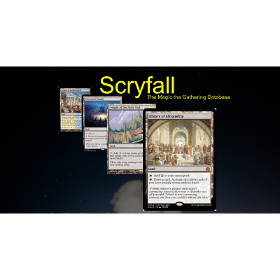 The Syntax of Scryfall, a Magic the Gathering Organizing System icon