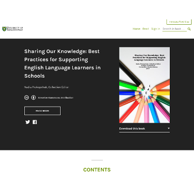 Sharing Our Knowledge: Best Practices for Supporting English Language Learners in Schools icon