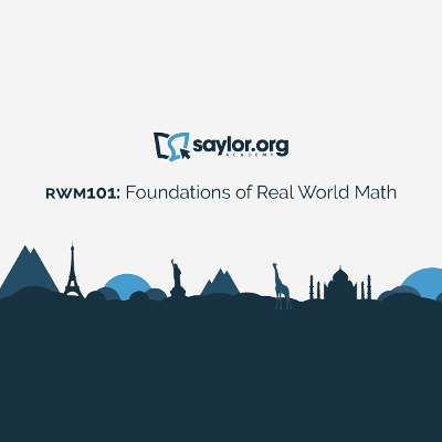 RWM101: Foundations of Real World Math | Saylor Academy icon