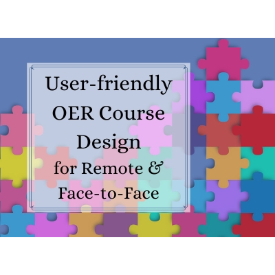 User-friendly OER Course Design for Remote & Face-to-Face icon