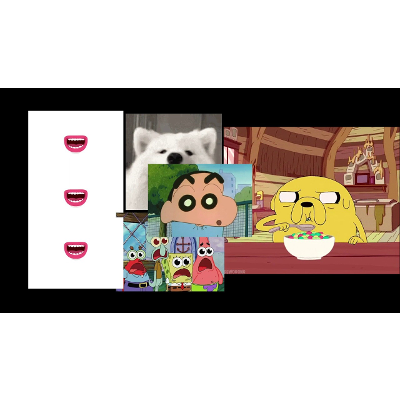 五官歌 (facial parts): 眉毛 眼睛 鼻子 嘴巴 耳朵 icon