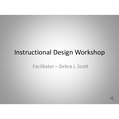 Introduction to Instructional Design Workshop icon