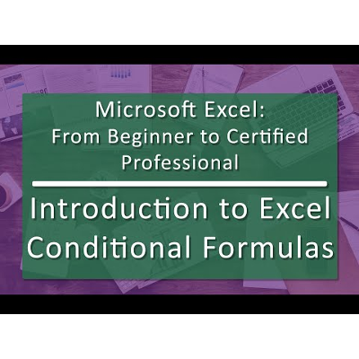 Unit 05 Excel Conditional Formulas (Playlist of 8 videos) icon