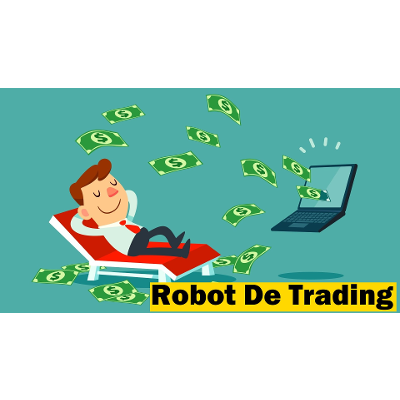 robot trading icon