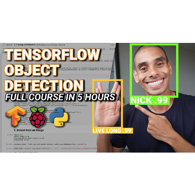 Tensorflow Object Detection in 5 Hours with Python | Full Course with 3 Projects