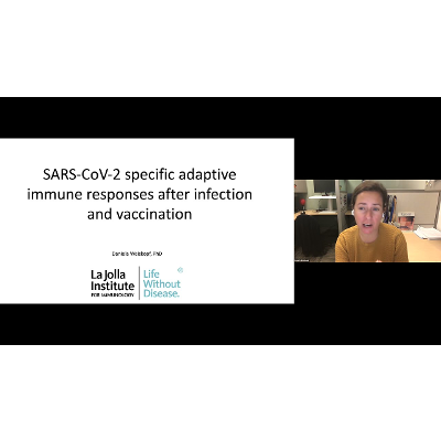 Daniela Weiskopf: "SARS-CoV-2 specific adaptive immune responses after infection and vaccination"