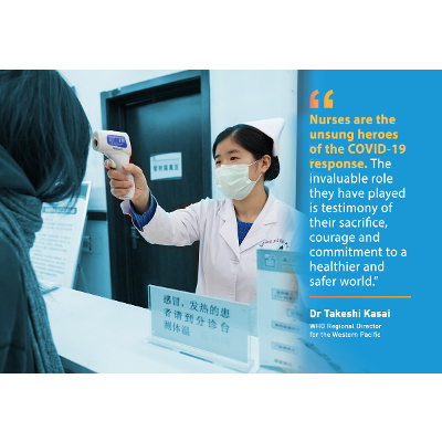 The world needs 6 million more nurses, says the World Health Organization icon